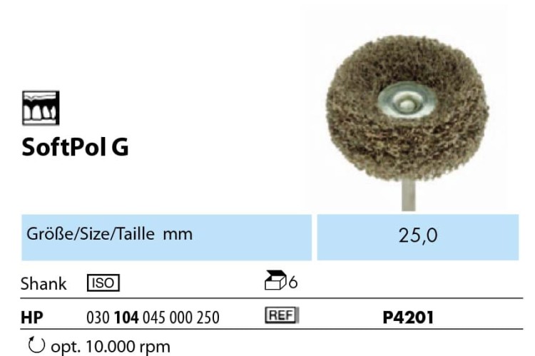 SoftPol P4201 szara polerka do materiałów termoplastycznych (tabela).jpg