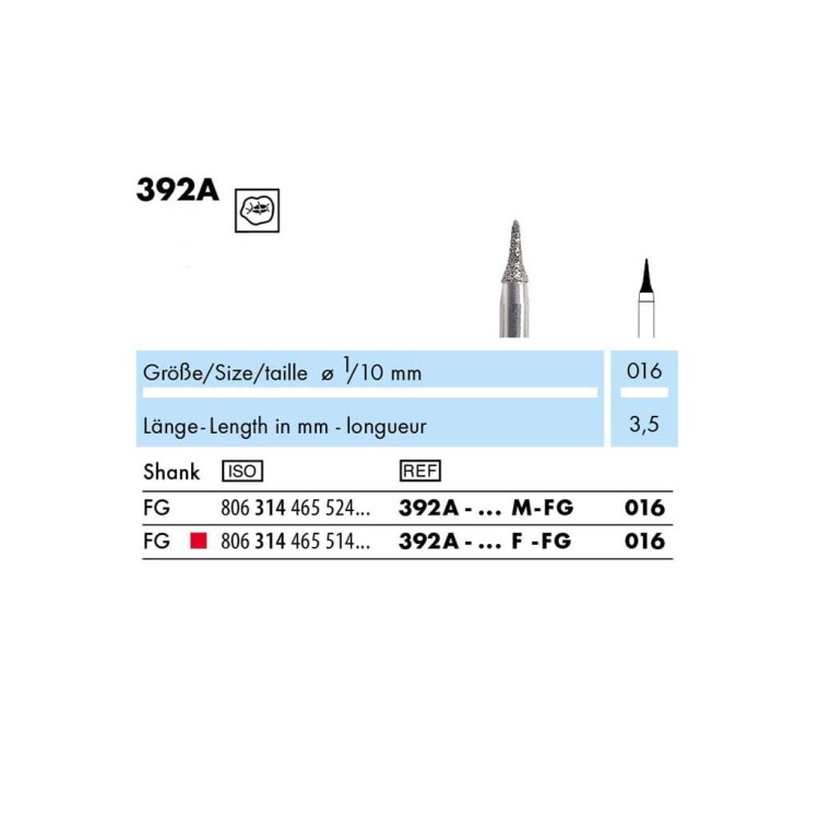 wiertlo diamentowe 392A krotki szpic do przestrzeni miedzyzebowych.jpg