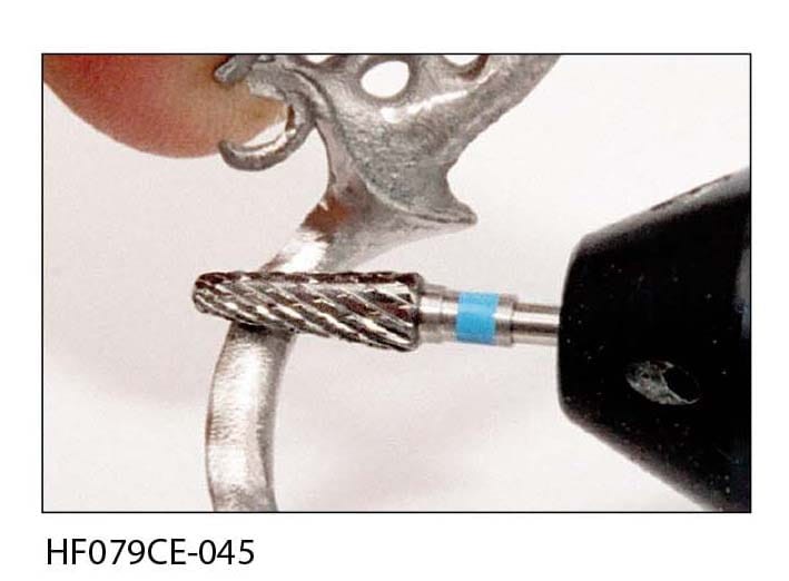 Frez protetyczny HF079CE-045 "stożek" do akrylu i metalu (zdjęcie pracy).jpg