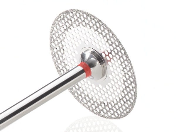 Separator diamentowy 400, siateczka - plaster miodu, nasyp obustronny na krawędzi (tył).jpg