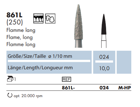 Frez diamentowy 861L długi płomień na prostnicę (tabela).png