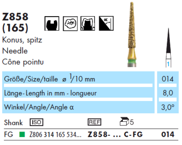 ABACUS Z858 wiertło diamentowe średni szpic (tabela).png