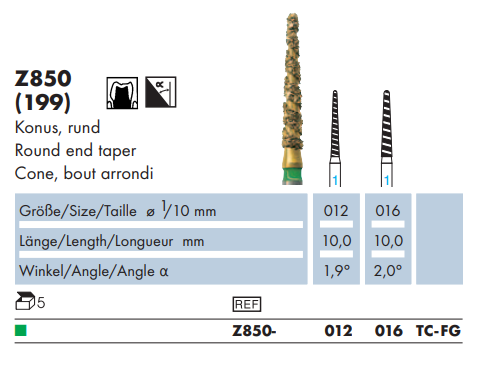 ABACUS Z850 TURBO wiertło diamentowe długi zaokrąglony stożek (tabela).png