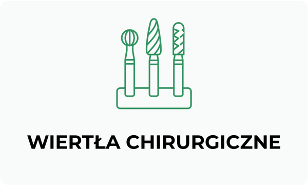 Wiertła chirurgiczne do procedur stomatologicznych